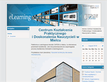 Tablet Screenshot of moodle.ckp.edu.pl