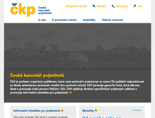 Tablet Screenshot of ckp.cz